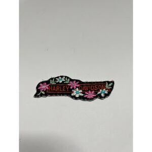 HARLEY DAVIDSON VINTAGE FLOWER PATCH